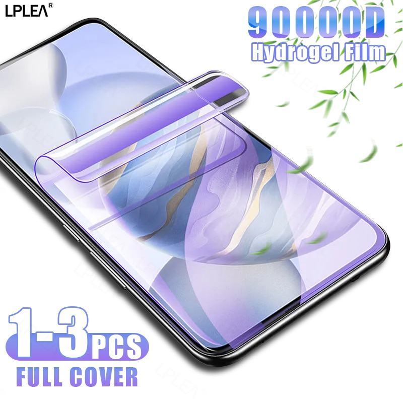 Eye Protection Anti-violet Blue Light Hydrogel Film For iPhone 13 11 12 Pro Max Mini X XR XS Max No Glass 8 7 Plus SE Soft Film