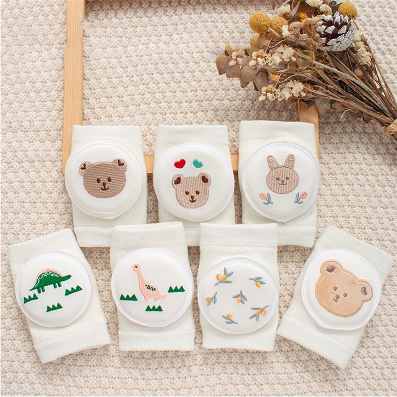 Kids Girl Boy Crawling Elbow Toddlers Baby Knee Pads Protector Safety Cotton Infant Kneepad Leg Warmer Children Cushion Legging