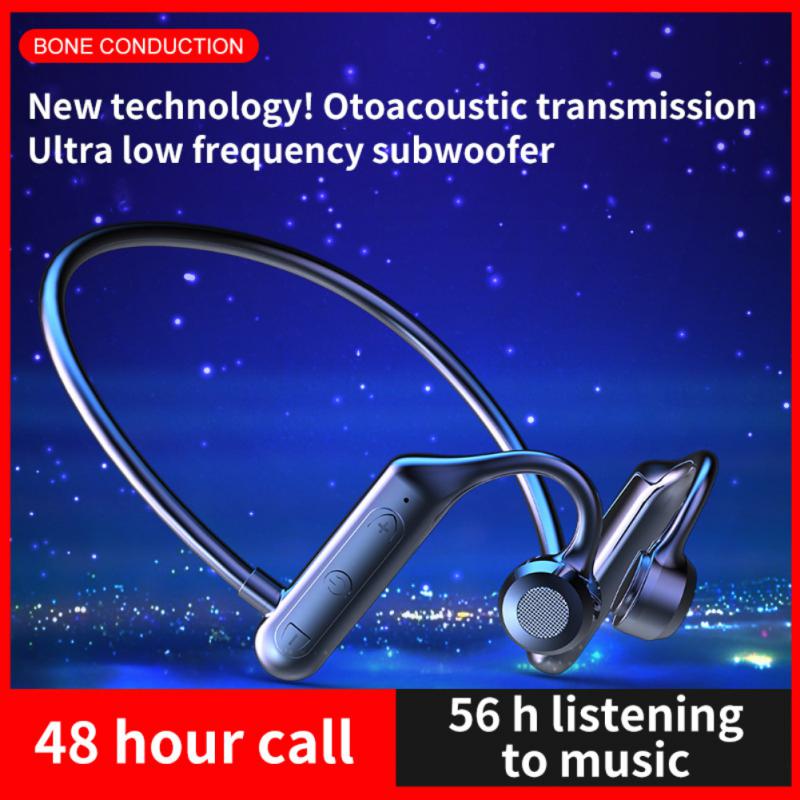TWS Bone Conduction AK79 Waterproof Headphones With Mic Bluetooth Wireless Headset Sports High Quality Earphones For Smartphone