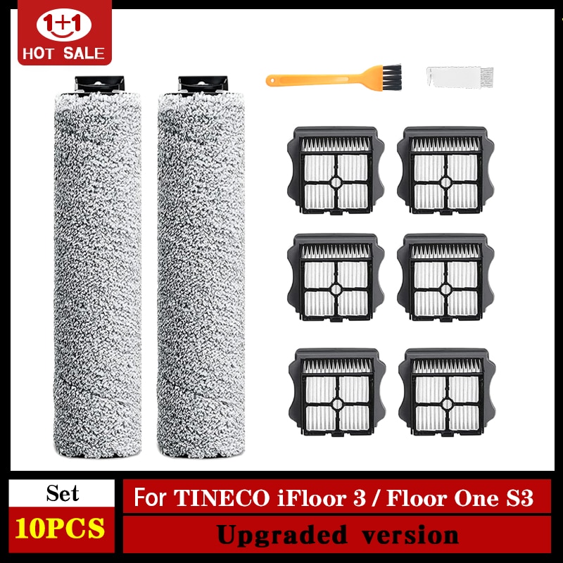 For TINECO Floor One S3 / iFloor 3 Roller Brush Hepa Filte Accessories Cordless Wet Dry Floor Washer Handheld Vacuum spare part