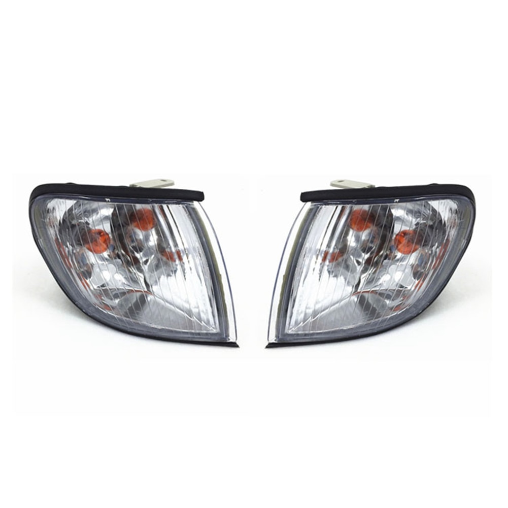 Pair Front Headlight Corner Light Turn Signal Indicator Lamp for HYUNDAI H1 Starex 1995-2005 White