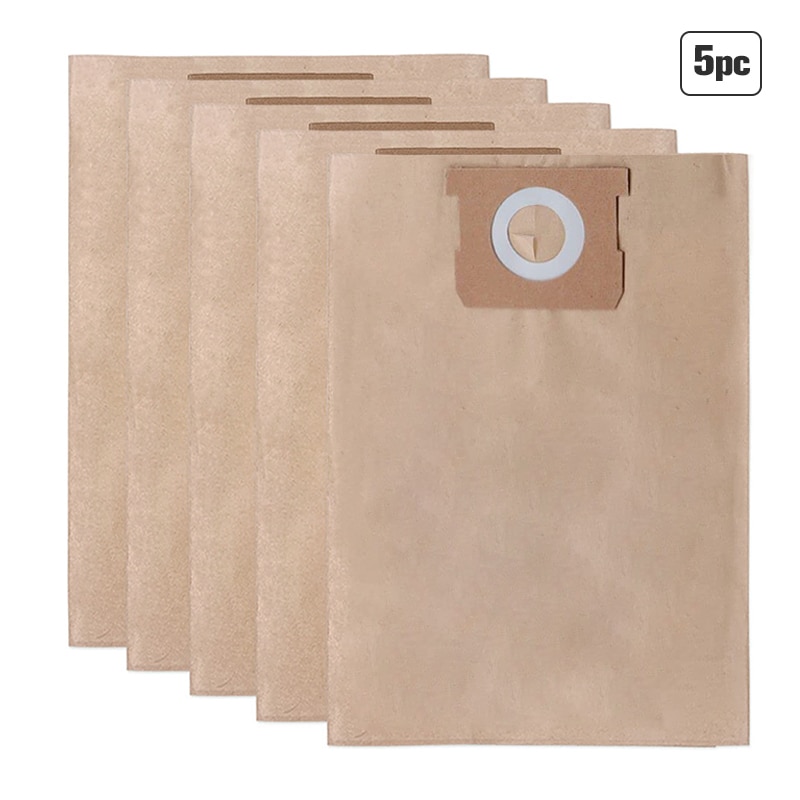 5 Pack DXVA19-4101 Replacement Filter Bags for DEWALT 6-10 Gallon Wet/Dry Vacuums Disposable Dust Bag