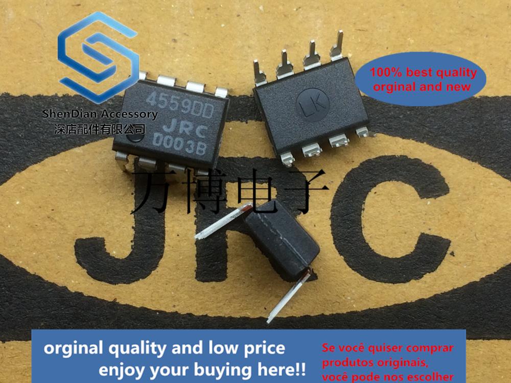10pcs only orginal new NJM4559DD 4559 4559DD DIP8
