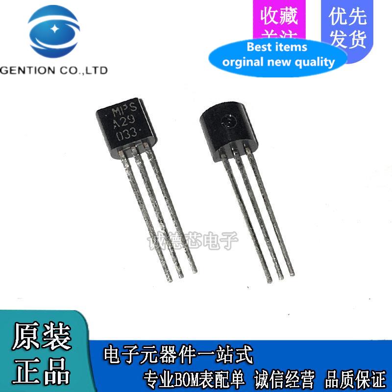 20pcs 100% orginal new MPSA29 MPSA29G TO92 imported NPN silicon Darlington transistor real shot real photo