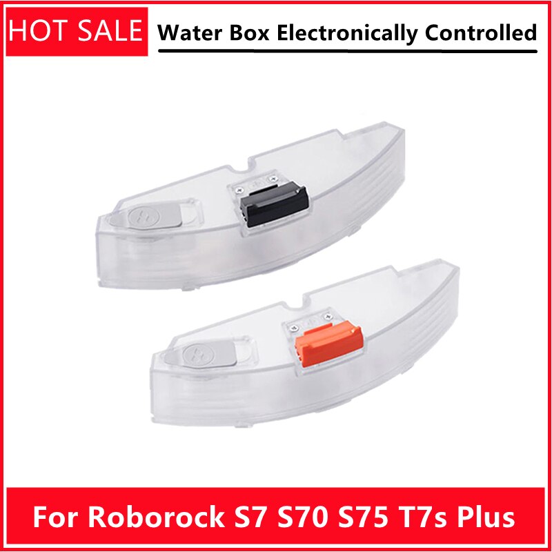 For Roborock S7 S70 S75 T7s Plus Water Tank Vacuum Cleaner Part Water Box Electronically Controlled