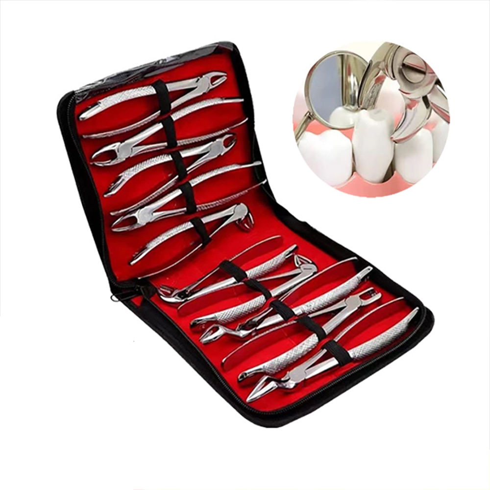 Tooth Extracting Forceps Dental Pliers For Dentist kit Dental Surgical Extraction Instrument Adults/Kids Dentistry Materials