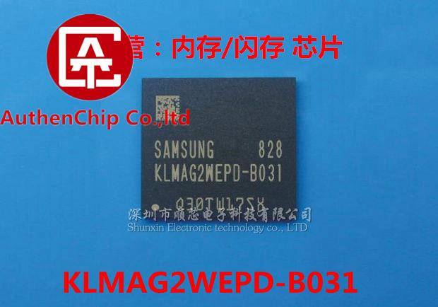 2pcs 100% orginal new in stock KLMAG2WEPD-B031 BGA153 ball EMMC 5.0 16GB