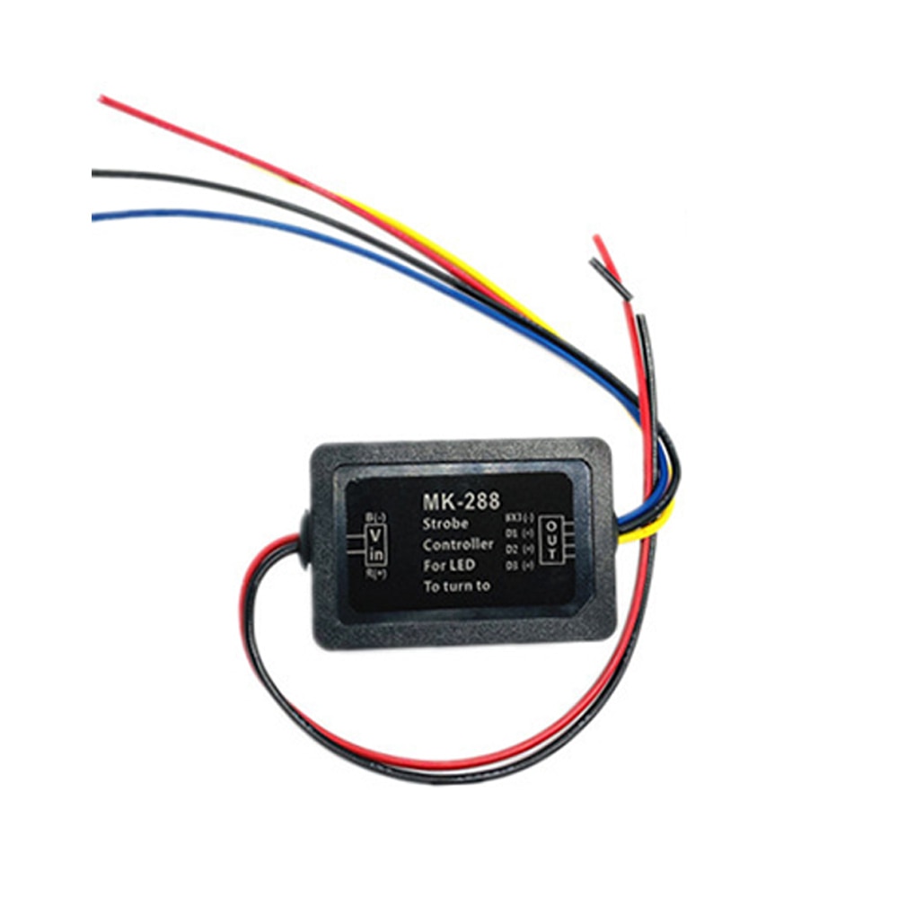 1pc Car For taillamp Front or Rear Turn Signal Light 3-Step Sequential Dynamic Chase Flash Module Boxes 12V 21W
