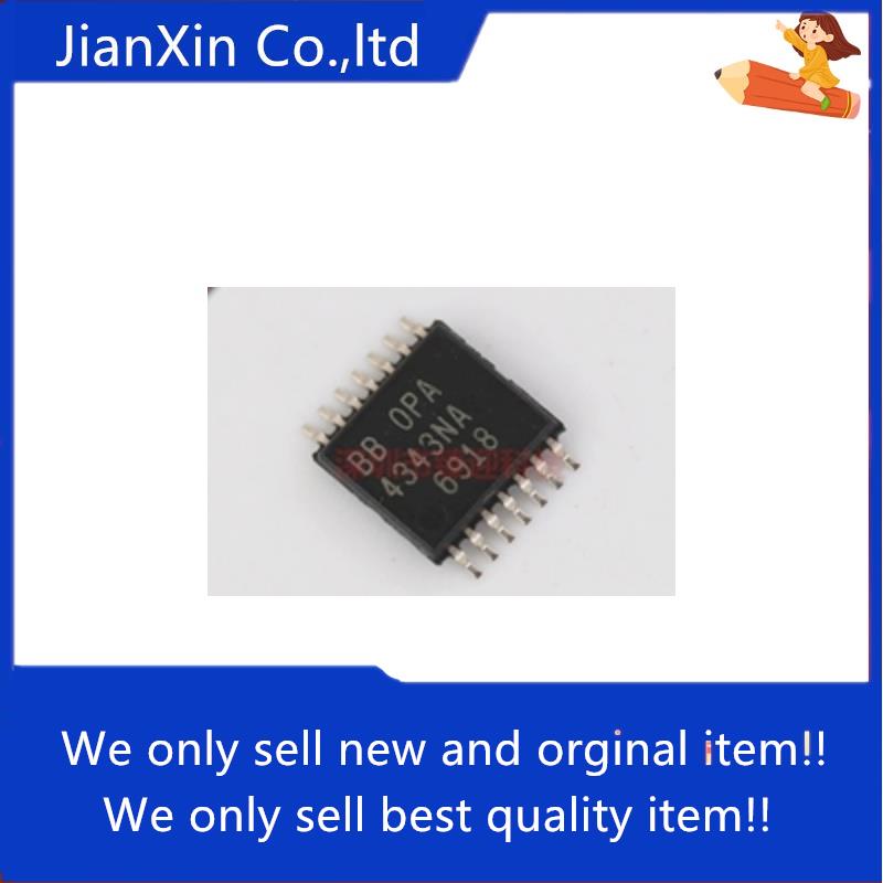 20pcs 100% orginal new OPA4343NA Single Supply Rail-to-Rail Operational Amplifier TSSOP-14