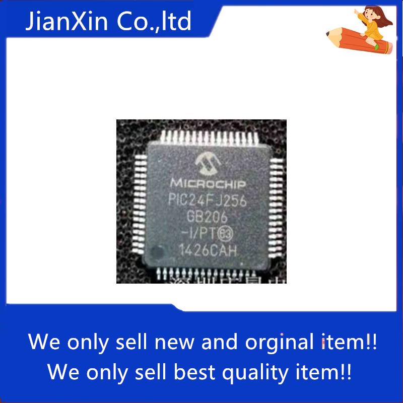 5pcs 100% orginal new PIC24FJ256GB206-I/PT microcontroller QFP64 PIC24FJ256GB206