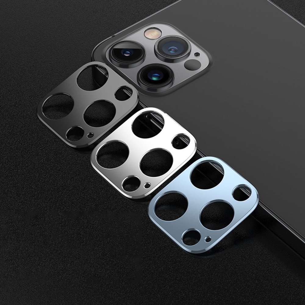 For iPhone 13 Pro/Pro Max Metal Phone Camera Protector Case Cover Back Camera Lens Screen Protective Case for IPhone 13 Pro
