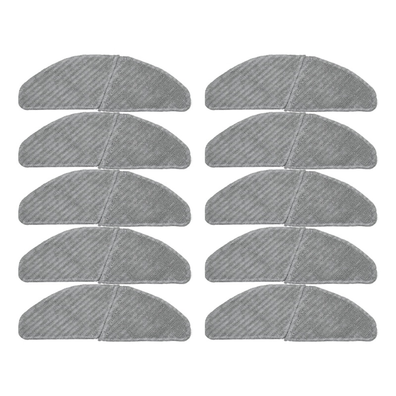Top Sale Cleanable Microfiber Mop Cloths Replacement Parts For Midea S8+ M7 Pro Robotic Vacuum Cleaner
