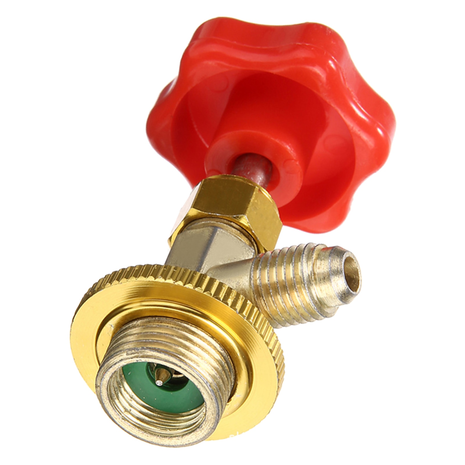 R-134A Can Tap Brass Valve Bottle Opener SAE Dispenser Valve AC Refrigerant Bottle Opener For Automotive Air Conditioning