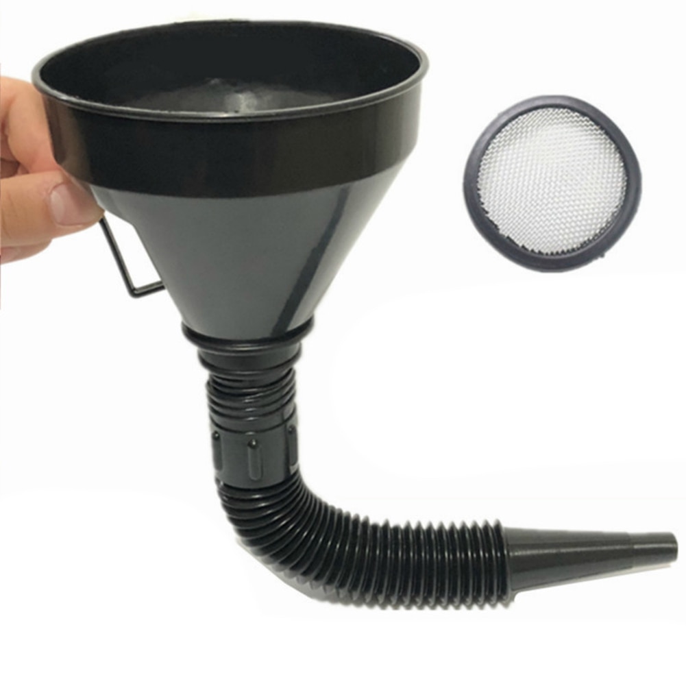 Multi-Functional Plastic Oil Funnel With Flexible Extendable Nozzle For Cars Motor Engine Oil Diesel Kerosene Gas oline Funnel