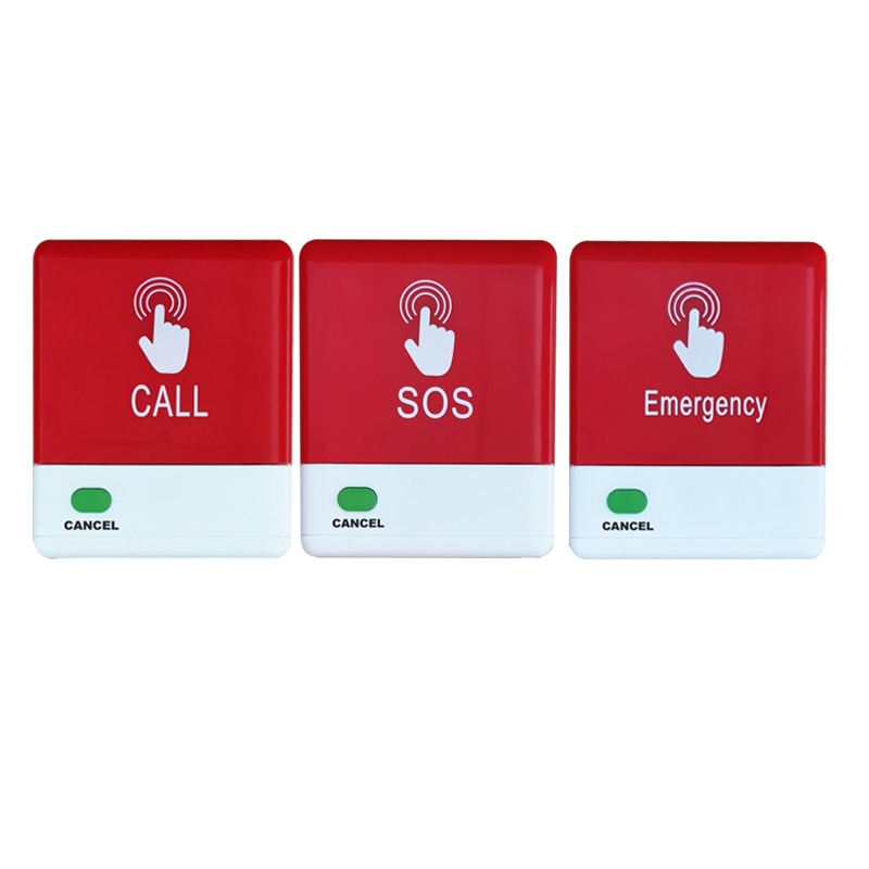 Wireless Call Bell Emergency Pager Button for Nurse Calling System Hospital Patient the Elderly (Only Transmitter)