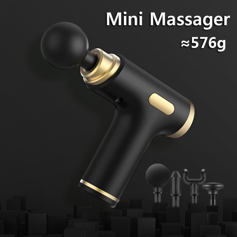 MIUHOME Pink Women Muscle Massage Gun Mini Handheld Portable Electric Massager Neck Back Small Massag Gun Relaxant dropshipping