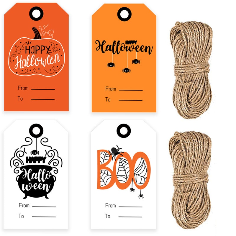 100-300 Pieces Happy Halloween Gift Thanks Stationery Pegatinas Decorative Sticker Tags