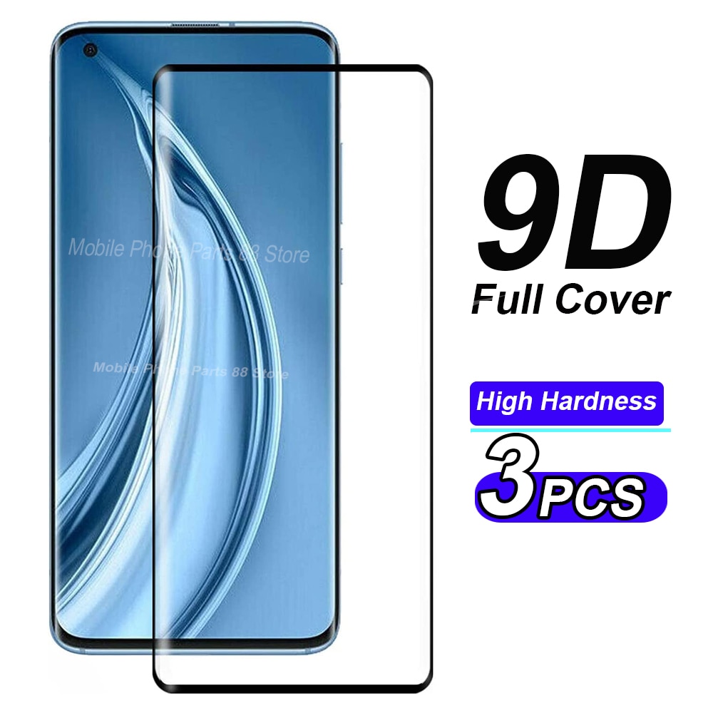 2 Pcs Full Protective Glass For Xiaomi MI 10S 10 S 5G Screen Protector On xiami10 10S Tempered Glass Full Cover Screen Protector
