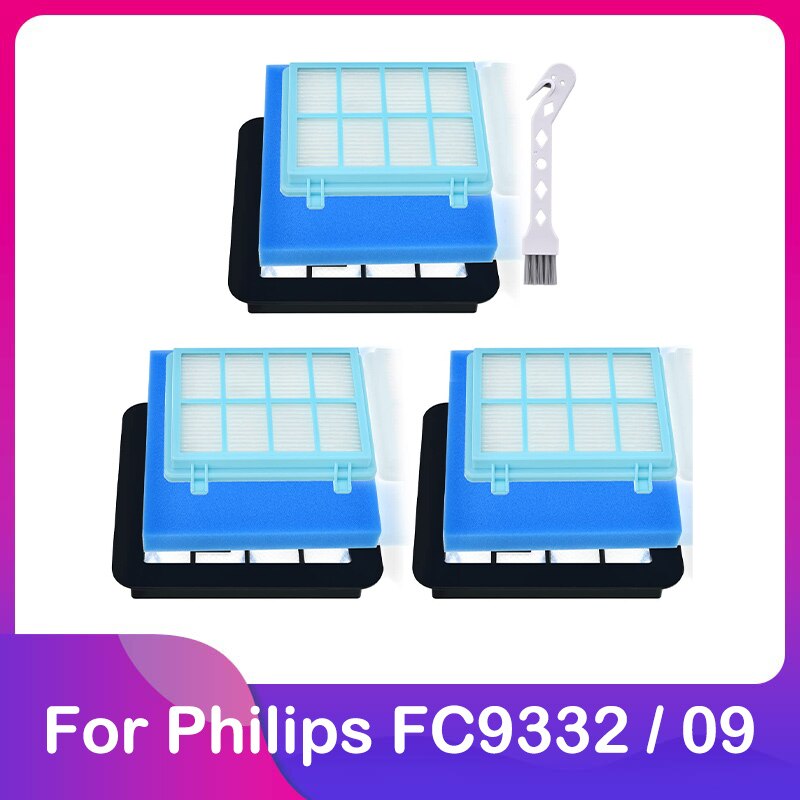 For Philips FC9332 / 09 PowerPro Spare Hepa Filter Sponge Vacuum Cleaner Replacement Part