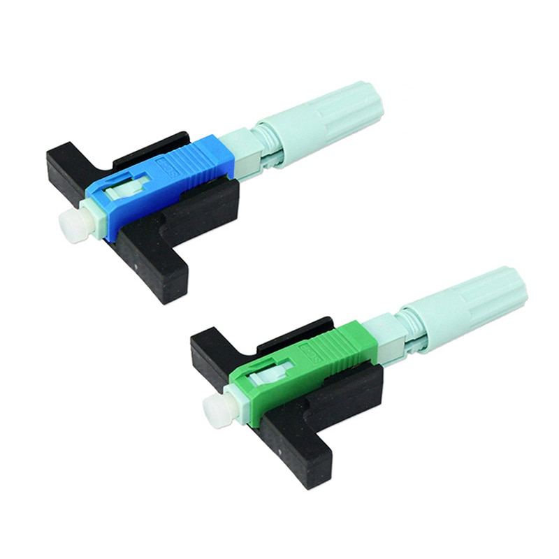 1pc SC/UPC Fiber Optic Fast Connector Butterfly SC Connector FTTH Quick Connector Aircraft Head Ceramic Core Quick Connector