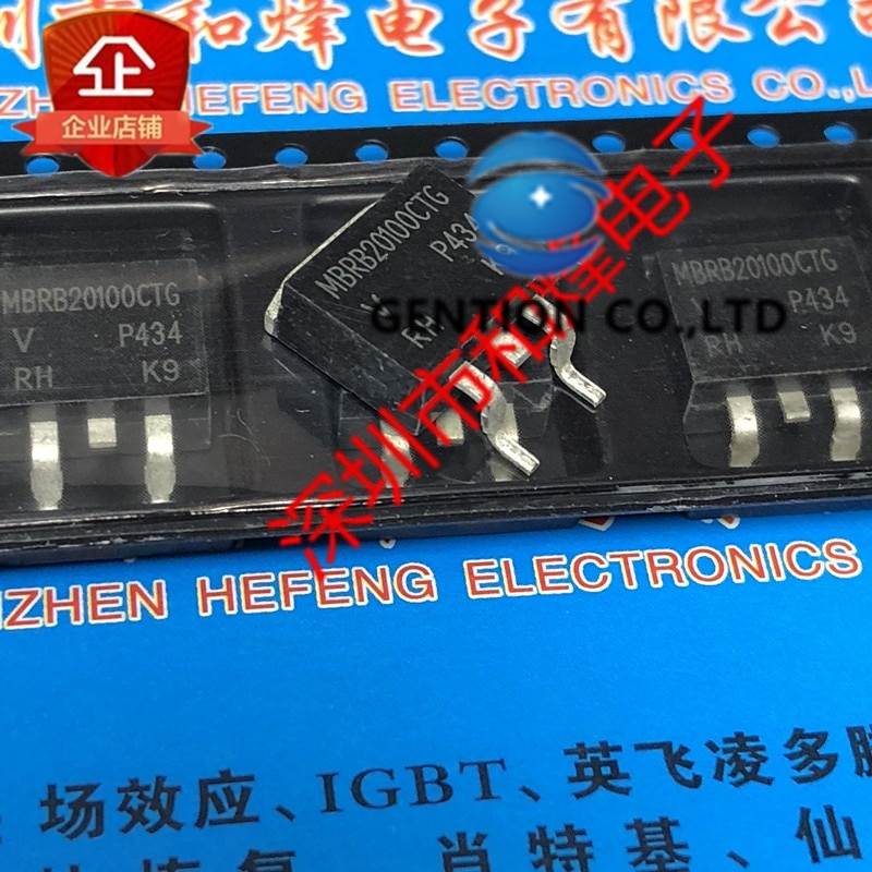 10PCS MBRB20100CTG TO-263 100V 20A in stock 100% new and original