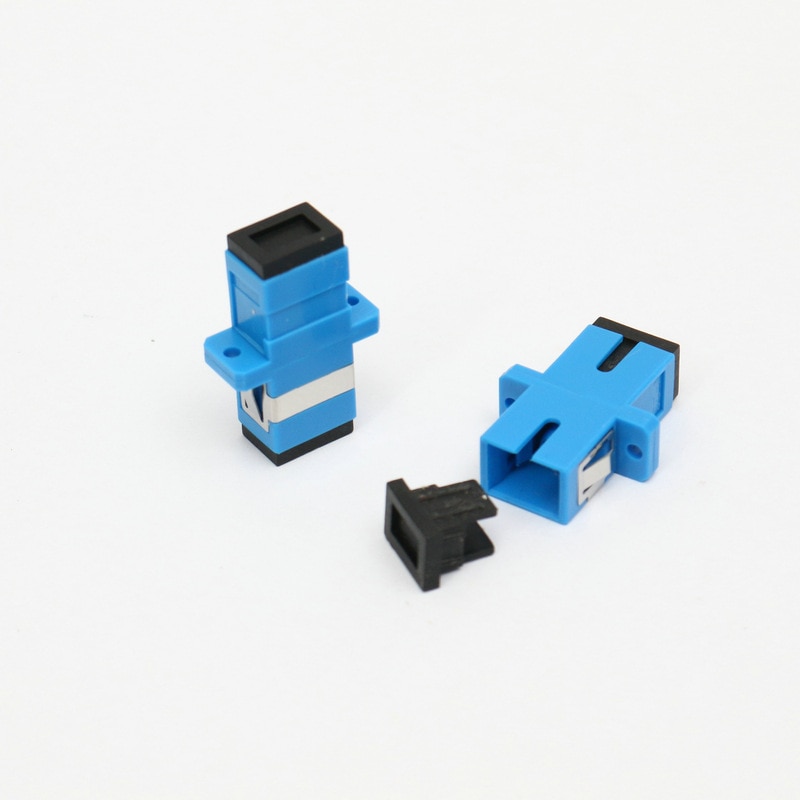 50pcs SC APC UPC Fiber Optic Adapter single mode simplex SC APC connector fiber optic Attenuator SC Fiber flange