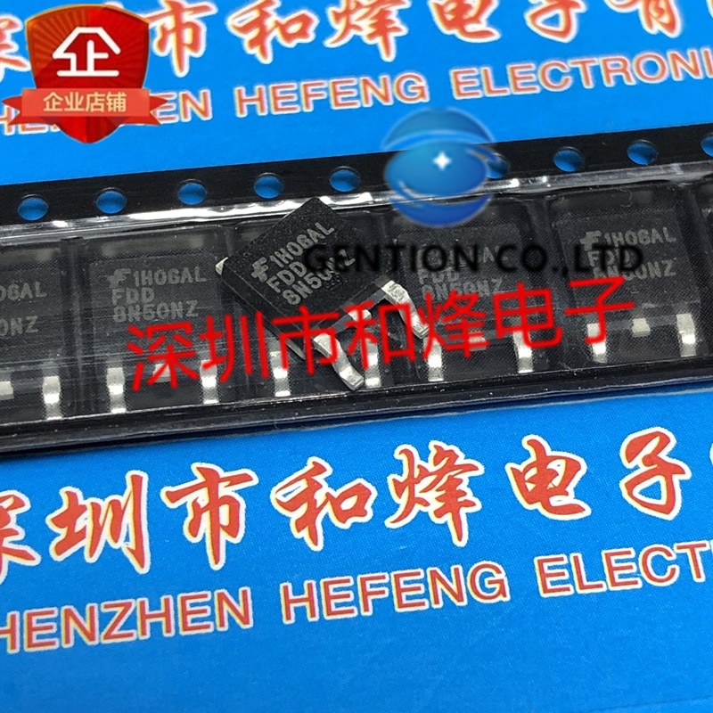 10PCS FDD8N50NZ TO-252 500V 8A in stock 100% new and original
