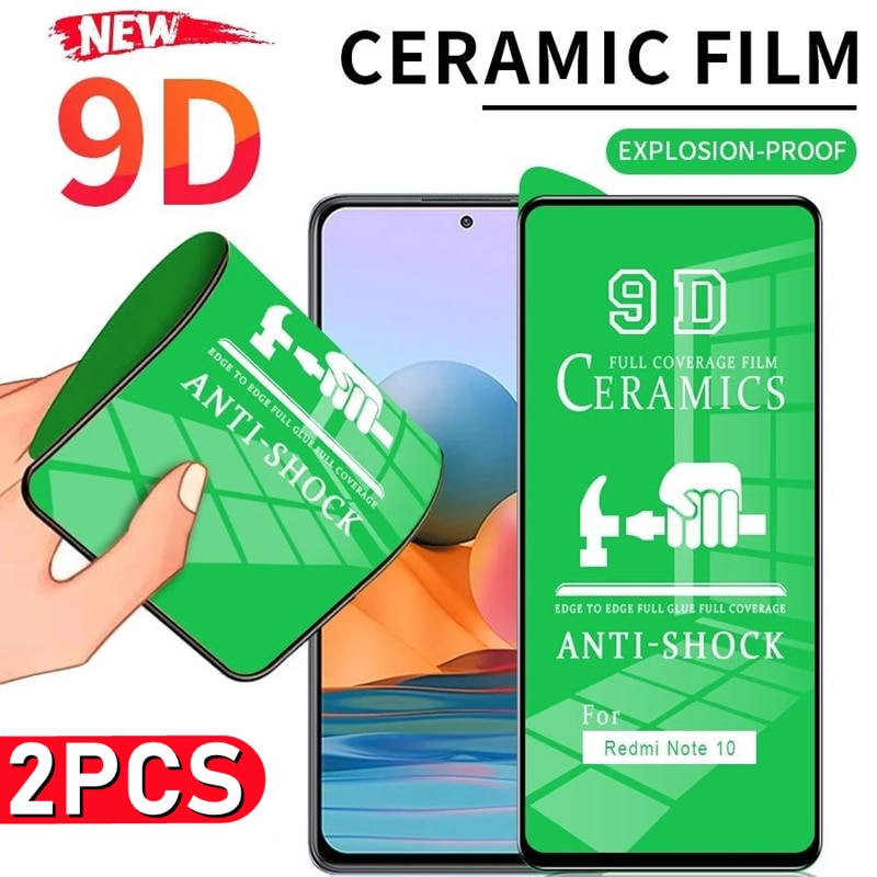 9D Soft Ceramic Film for Xiaomi Mi Poco X3 X4 Pro F3 M3 M4 10T Screen Protector for Redmi Note 10 11 Pro 11S 10S 9S 8T Not-Glass