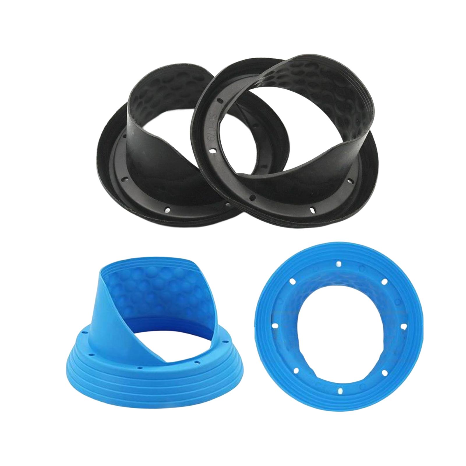 2 Pieces Vehicle 6.5inch Silicone Car Speaker Baffle Soft Silicone Horn Spacer Accessories Shock Absorb Speaker Protection