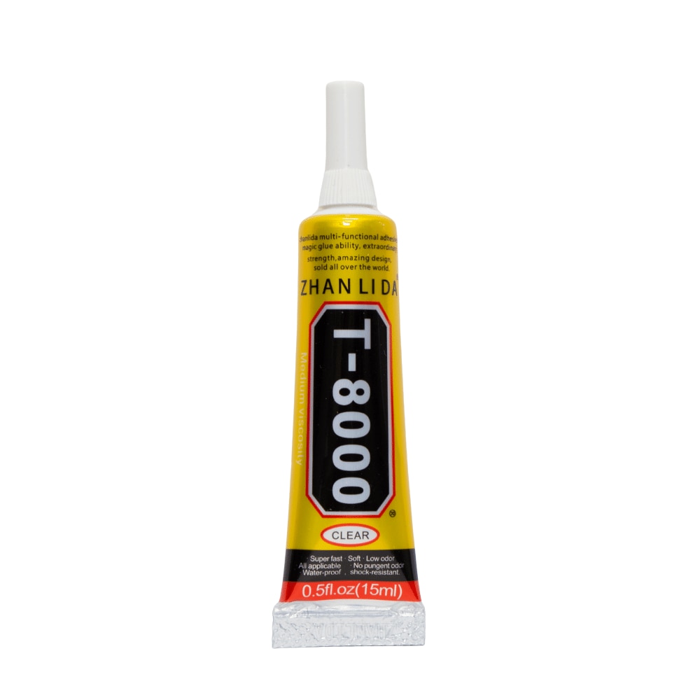 Zhanlida T8000 15ML Clear Contact Adhesive Multi-Purpose Industrial Phone Screen Bonding Glass Repair Glue