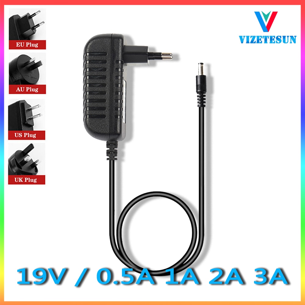19V 0.5A 1A 2A 3A Robot Vacuum Cleaner Power Adapter DC 5.5*2.1MM