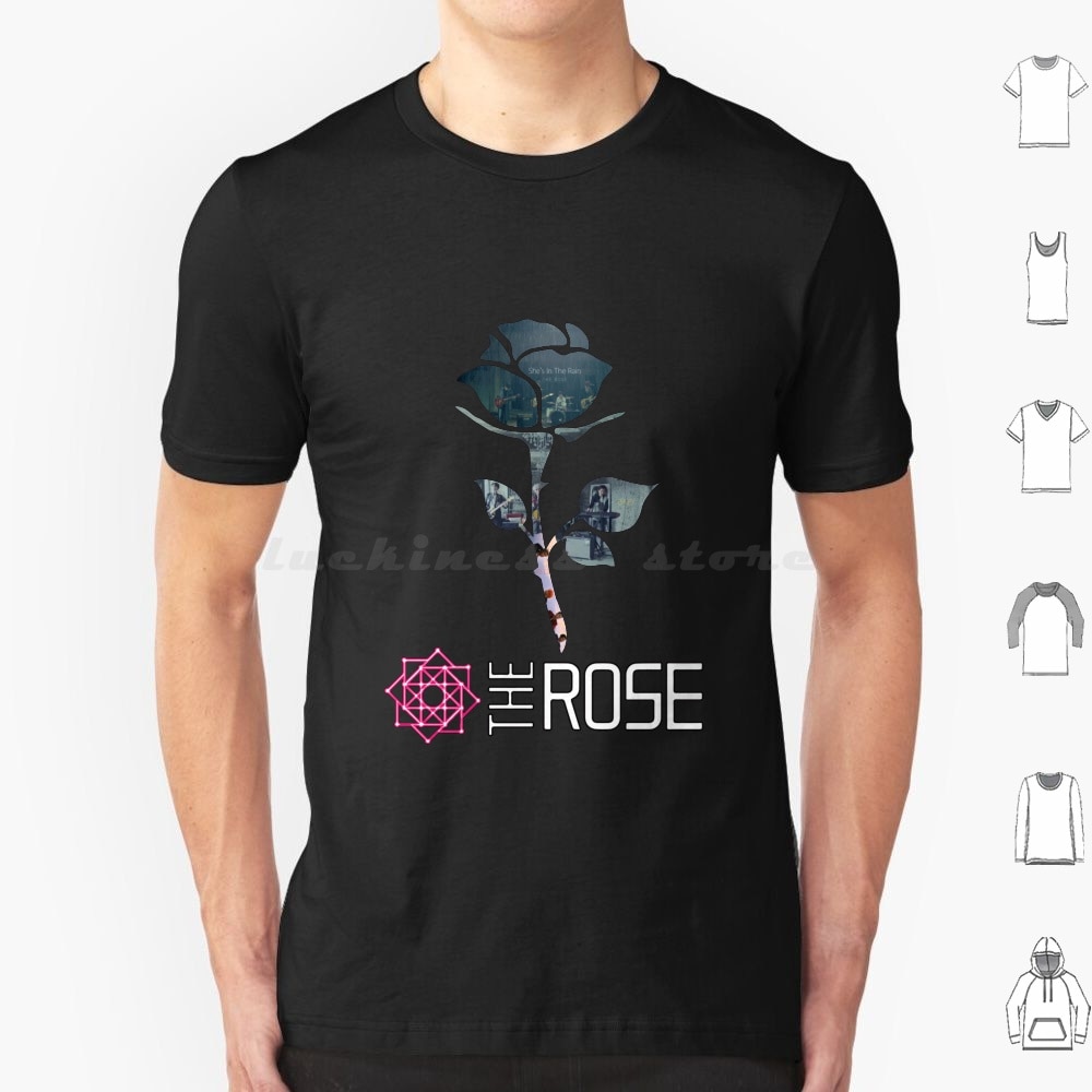 The Rose-Large Graphic T Shirt Big Size 100% Cotton The Rose Kpop The Rose Kpop The Rose Krock Krock Kim Woo Sung Jaehyeong