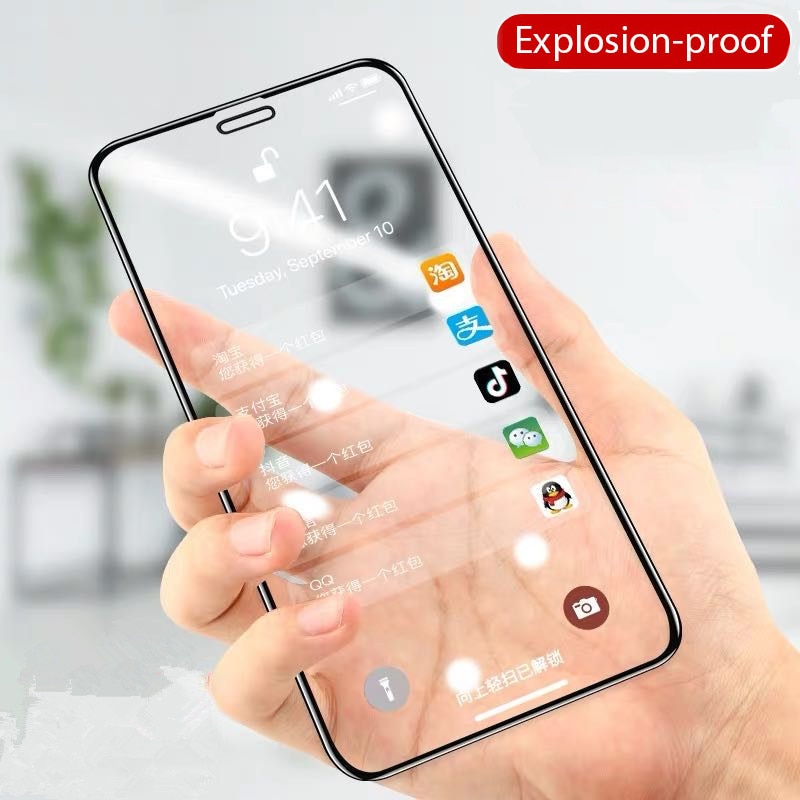 Full Cover Protector for Iphone 11 Tempered Glass Iphone 13 Screen Protector Glass for Iphone 12 11 13 Pro Max Mini HD Film