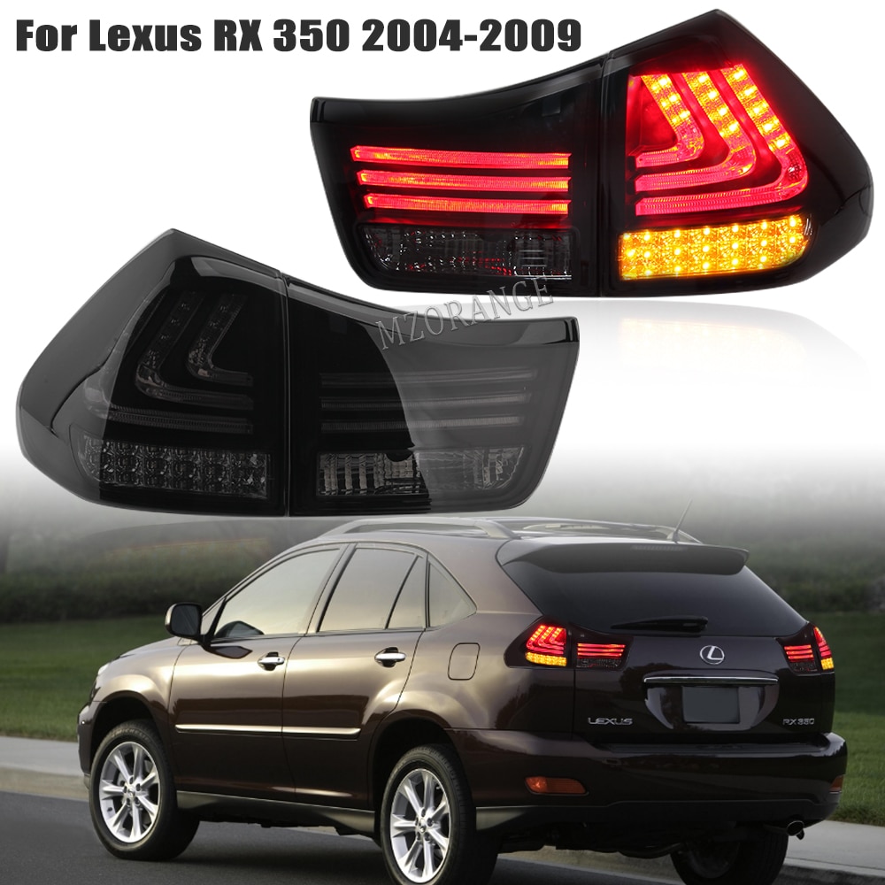 LED Rear Tail Light For Lexus RX330 RX350 rx400h 2004-2009 Led DRL Dynamic Signal Brake Reverse auto Light Car Accessories