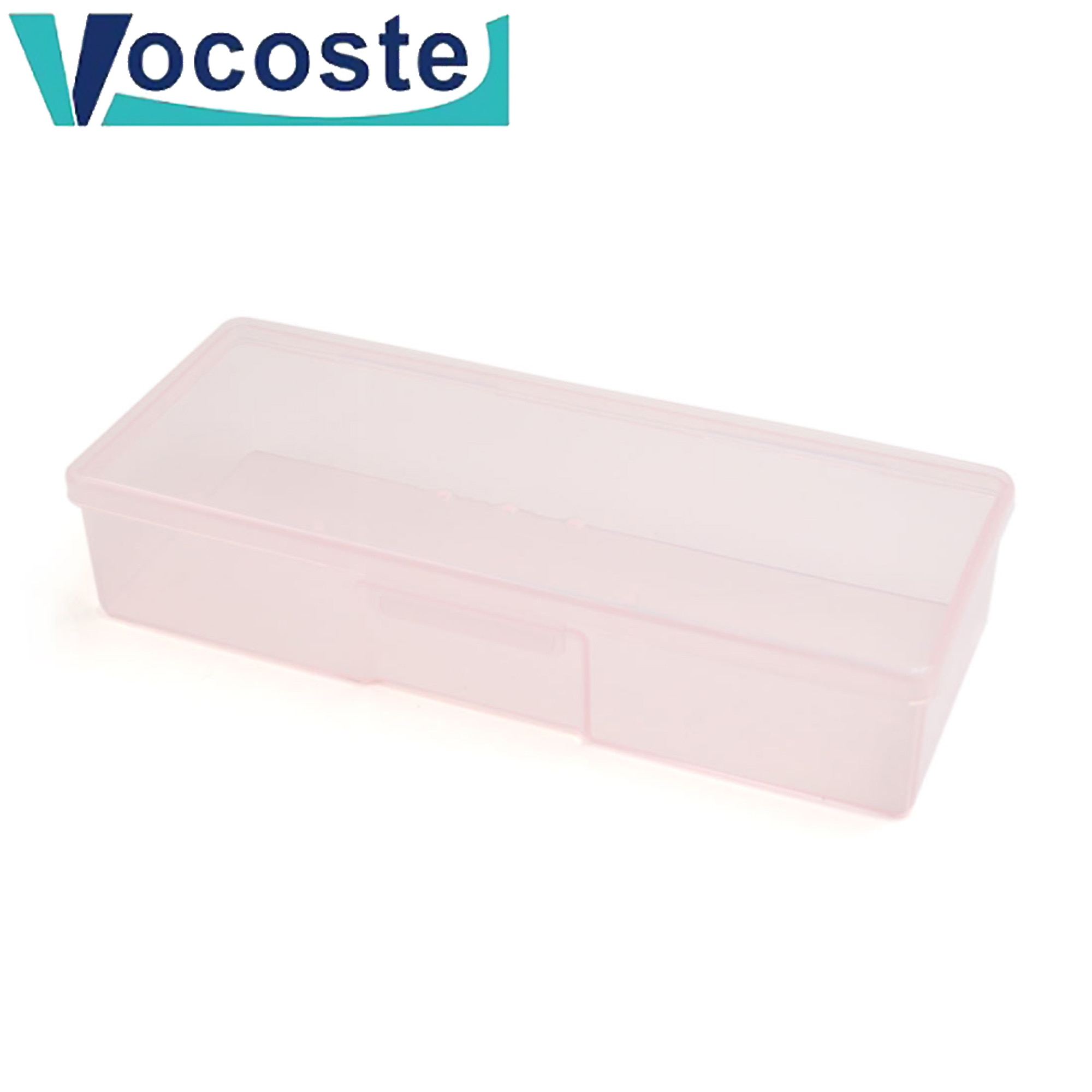 VOCOSTE Jewelry Display Tray Case Stackable Exquisite Jewellery Holder Portable Boxes Clear Plastic Organizer Box for Collecting