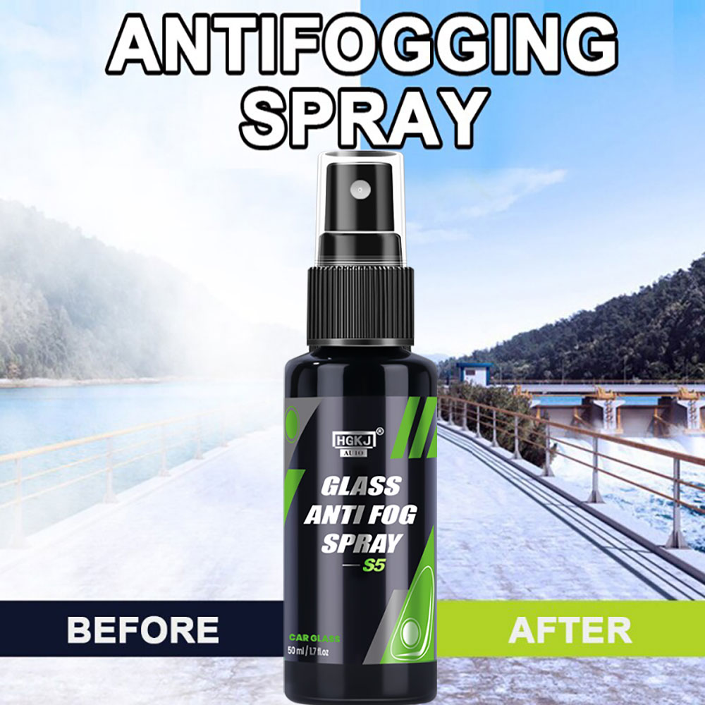 HGKJ S5 long-lasting effect for automotive interior glass anti-fog spraying to prevent fogging clear vision Auto parts