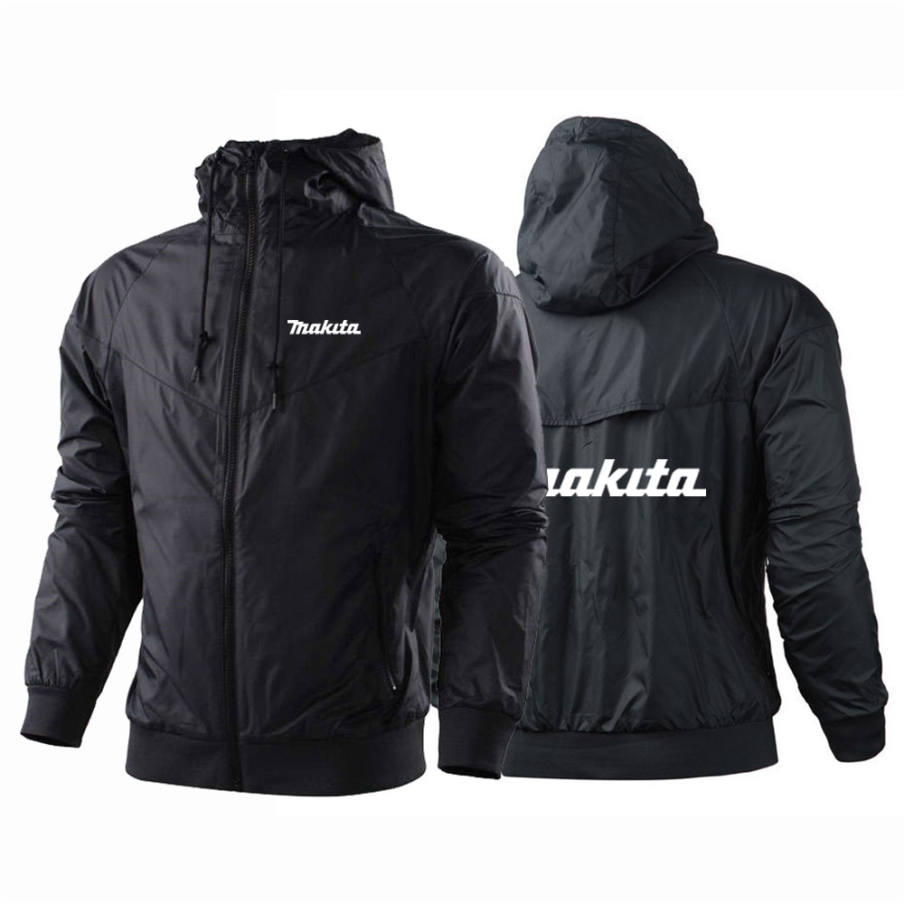 2022 Makita Mens Windbreaker Waterproof Hooded Coats New Jackets Winter Popularity Outdoor Outwear Harajuku Comfortable Tops
