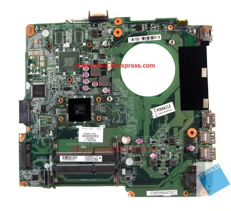 734443-501 A4-5000 Motherboard for HP Pavilion TOUCHSMART 14-N DA0U93MB6D0