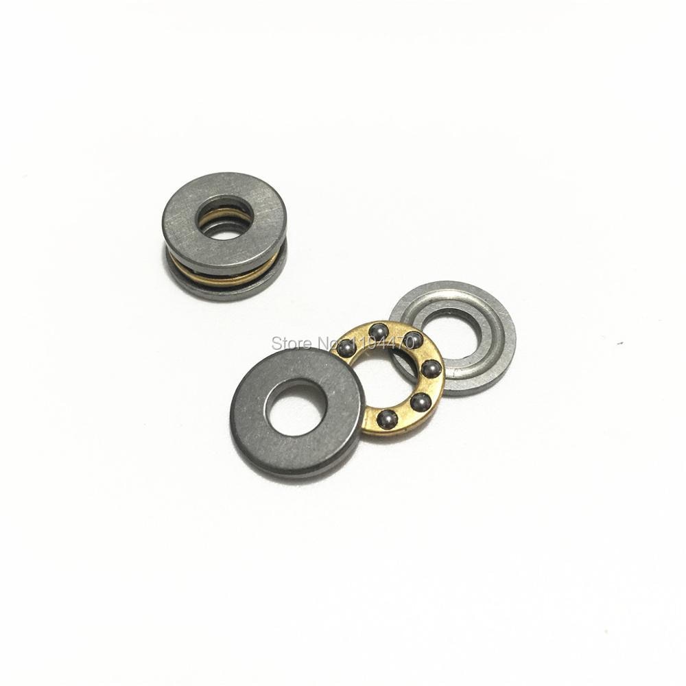 5pcs/Lot F7-15M 7x15x5mm Axial Ball Thrust Bearing Miniature Plane Bearings 3-Parts