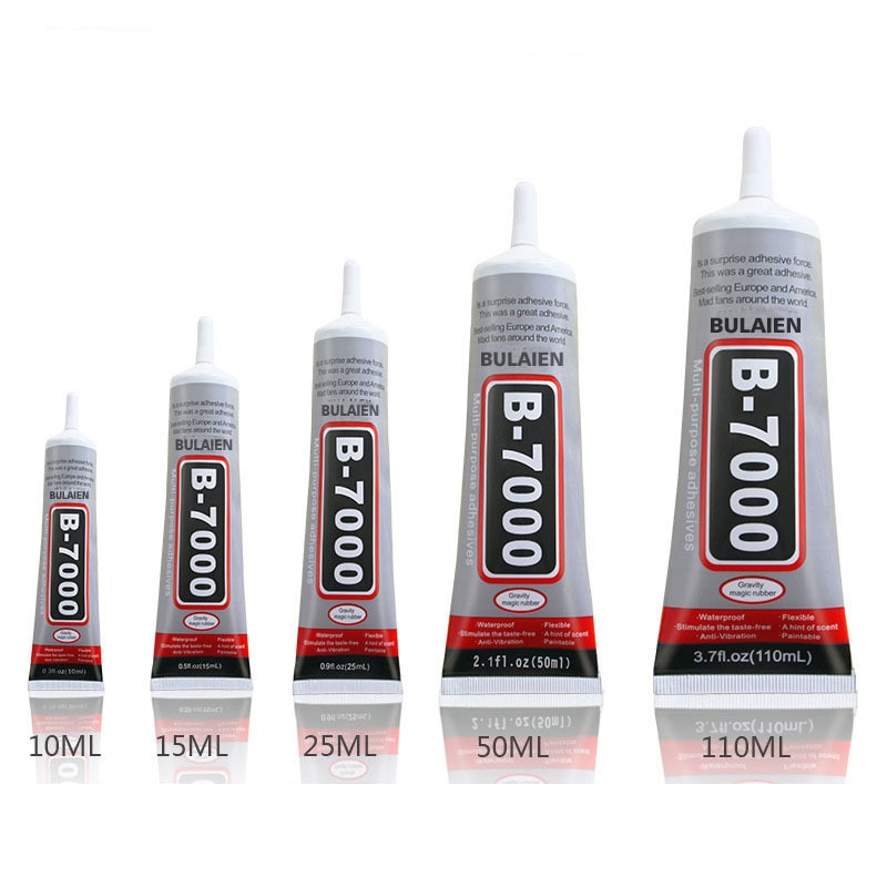 1PCS 10/15/25ml B7000 Adhesive Glue Epoxy Resin Repair Cell Phone Touch Screen Liquid Glue Jewelry Craft Glue