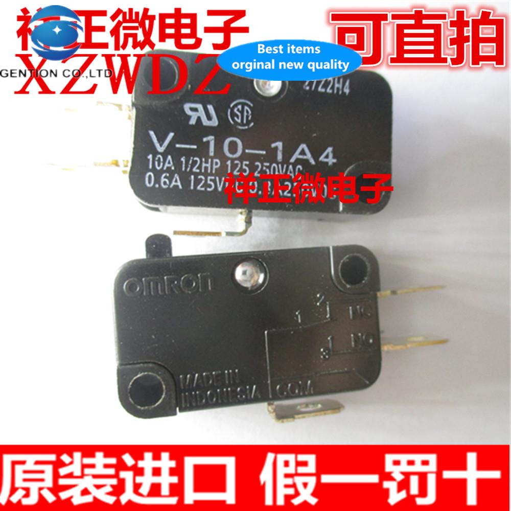 10pcs orginal new limit switch micro switch V-10-1A4 large micro switch water heater switch 10A