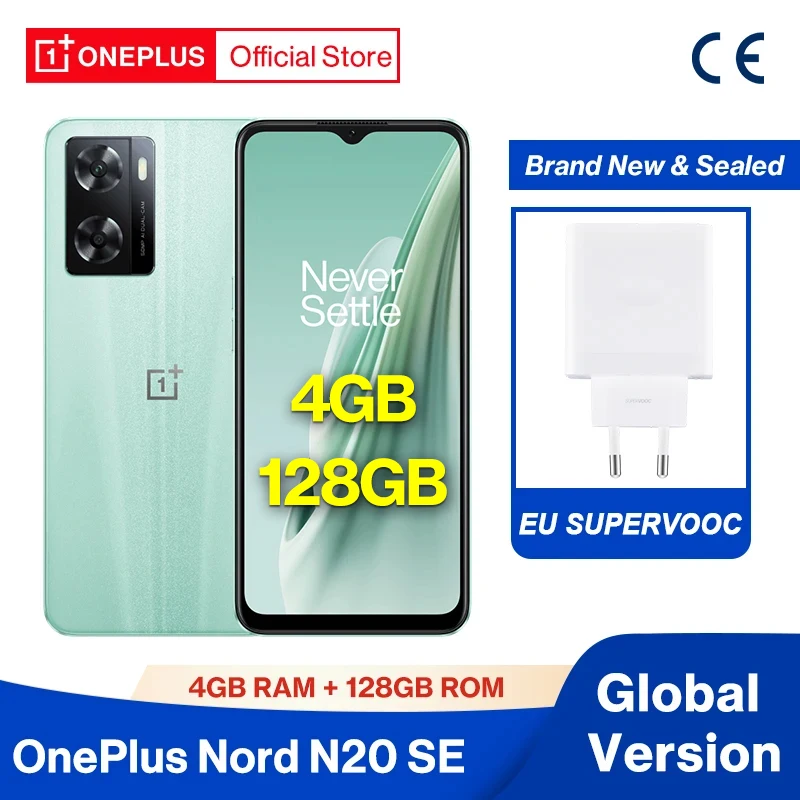 OnePlus Nord N20 SE N 20 Global Version 4GB 33W SUPERVOOC 5000mAh Big Battery Mobile Phone 50MP Camera Cellphone