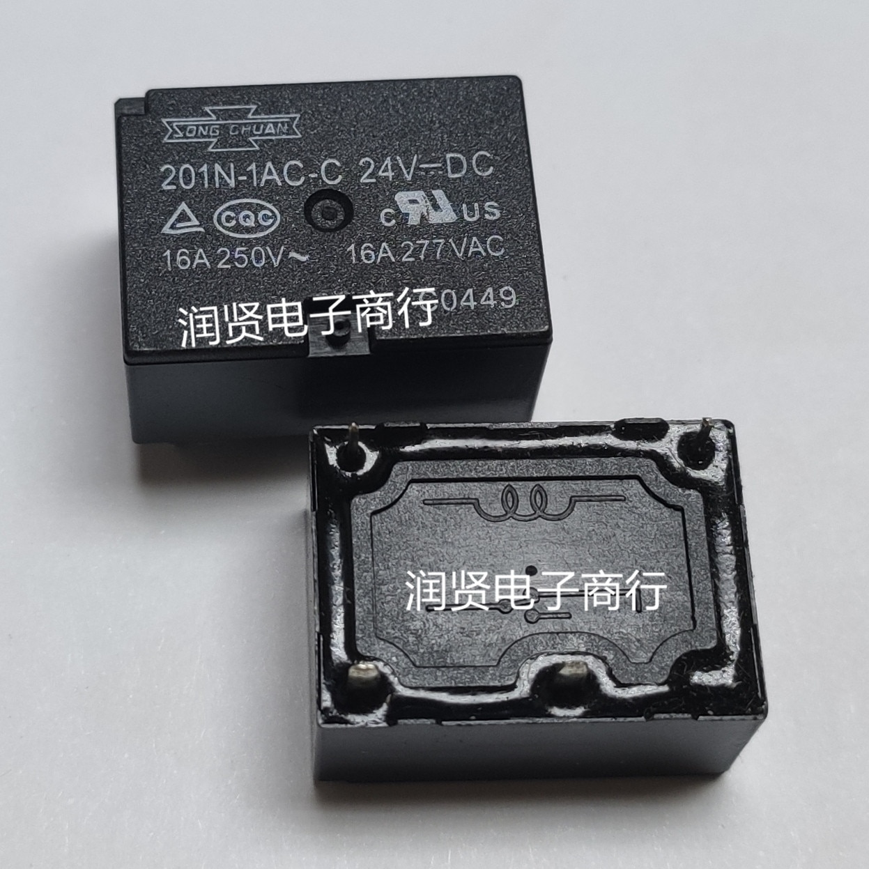 3PCS 201N-1AC-C-24V 16A 24VDC DIP4 relay Brand new original