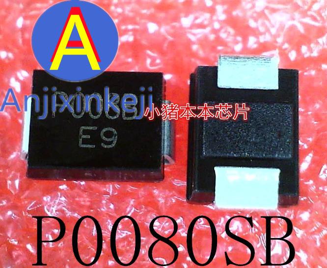 10pcs 100% orginal new P0080SB Silkscreen: POO8B P008B DO-214AA