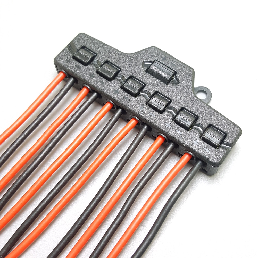 Quick Splitter 3/6 Ports Push-in Fast Quick Wire Connector Distribution Wiring Cable Splitter for LED Lighting Terminal Block