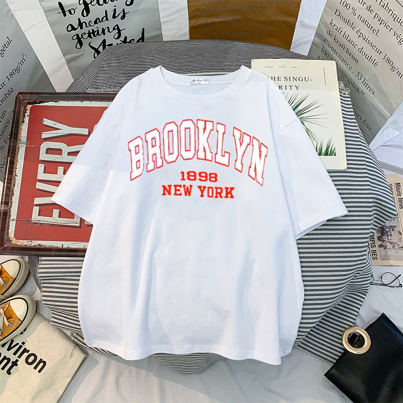 Harajuku Summer Women T-shirts Casual USA Area Printed Tshirt Woman Tops Tee Female T Shirt Short Sleeve T Shirt Streetwear Tops
