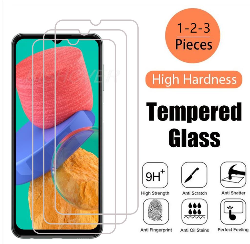 For Samsung Galaxy M33 5G Global 6.6" SM-M336B Tempered Glass Protective ON Glaxy M33 5G India Screen Protector Phone Cover