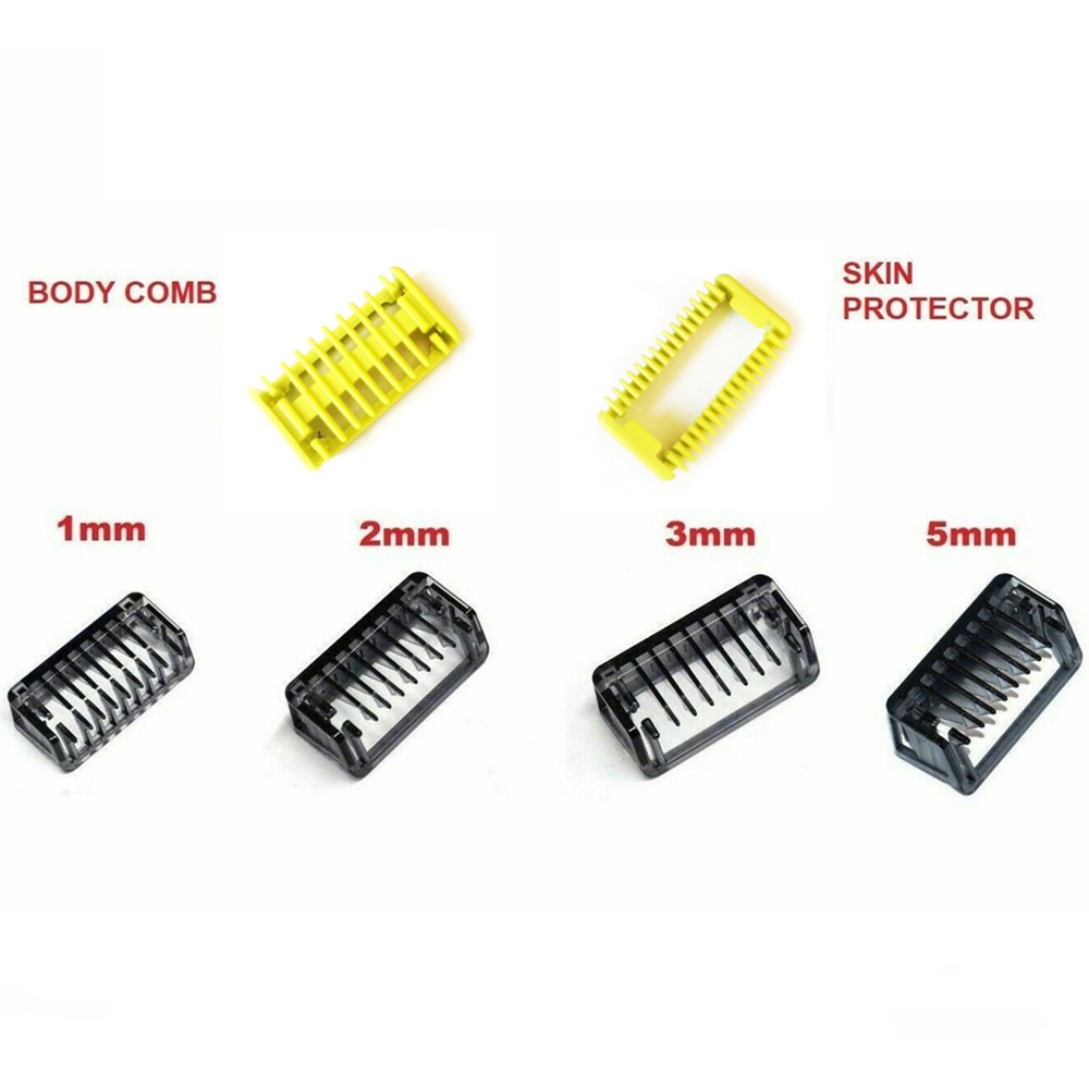 Guide Comb 1/2/3/5 MM Shaving Razor Head Trim Skin Protector+Body Comb For Philips Norelco Oneblade QP25xx QP26xx QP65xx QP66xx