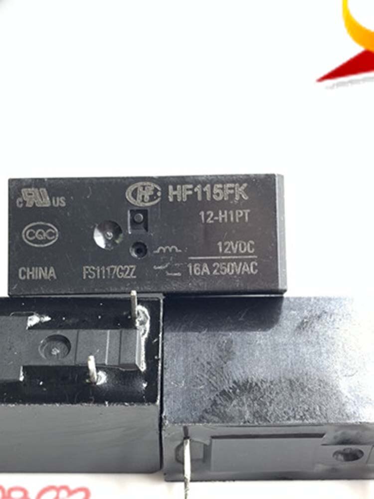 12V Relay HF115FK 12-H1PT 12VDC 16A