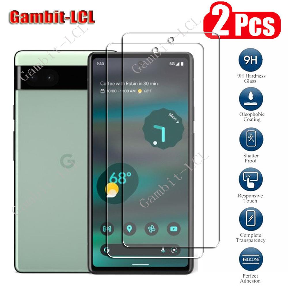 2PCS Original Protection Tempered Glass For Google Pixel 6A 6.1 GX7AS GB62Z G1AZG Pixel6a Screen Protective Protector Cover Film